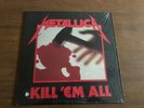 METALLICA KILL EM ALL MEGA FORCE RECORDS 1983 2ND PRESSING SHRINK EX/VG+