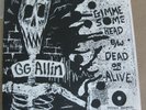 G.G. ALLIN - Gimme Some Head b/w Dead or Alive / Orange ORA-69 / NM '81 1st