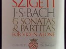 Rare Szigeti Bach 6 Sonatas & Partitas for Solo Violin 3LP Vanguard BG 627/9 ED1