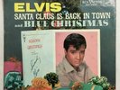 ELVIS PRESLEY Santa Claus Is Back Blue Christmas RCA 447-0647 VG+ Degritter