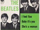 BEATLES I Feel Fine +3 RARE UNIQUE Denmark EP 45 danish Odeon GEOS 225 LISTEN