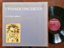 Philips 835 281/5 AY Stereo ED1 - Beethoven Piano Concertos Arrau Haitink 5 X NM