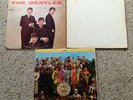 THE BEATLES 3 LP Lot: Introducing The Beatles (Mono), White Album, Sgt. Peppers