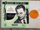DECCA - LXT 2766 - CELLO RECITAL - PIERRE FOURNIER