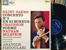 NATHAN MILSTEIN Saint Saens Concerto 3 Chausson Poeme Columbia SAXF 1029 ED1 NM