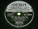 JULIE LONDON : The boy on a dolphin / Tall boy - Original 1957 UK 78rpm 20O