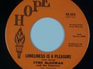 SYNG McGOWAN & FONETTES: Loneliness Is.. US Hope Northern Soul 45 Baltimore Hear