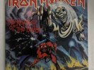 IRON MAIDEN THE NUMBER OF THE BEAST 1982 LP W/ LYRIC SLEEVE ST-12202 METAL