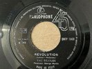THE BEATLES 45 RPM - ITALY QMSP 16433 HEY JUDE/REVOLUTION U.K LOGO RARE