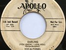 VOCALTONES Darling/Three Kinds of People R&B DOO WOP PROMO 45 hear