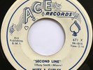 HUEY & CURLEY Second Line/At the Mardi Gras NEW ORLEANS R&B 45 VG+ hear