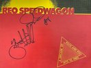 REO Speedwagon A Decade of Rock N Roll Autographed Vinyl Album Orginal Pressing