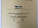 ARCHIV Enrico Mainardi Bach Suite for Solo Cello 1 & 2 STUNNING COPY  NM