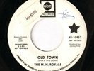 Garage THE M.H. ROYALS Old Town / Now She's Crying ABC Promo Rare 45 VG+