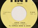EL COROLS BAND Chick Chick / You Must Be Angel TINY 45 soul funk 1968 VG+ HEAR