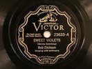 POP BOB DICKSON Sweet Violets / I Forgot To Buy The License VICTOR 23633  E+/EE+