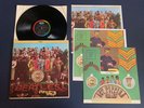 THE BEATLES Sgt Peppers Lonely Hearts LP Vinyl VG/VG+ 1st Press With 3 Inserts