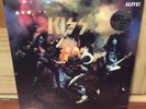 KISS ALIVE COLORED VINYL 45TH ANIVERSARY LP IN HAND CLEAR WHITE RED YELLOW WOW