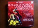 MOZART  Le Nozze di Figaro / COSI FAN TUTTE   COFFRET VINYL LP 12 DISQUES 33T