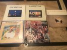 5 Cat Stevens Vinyl. Teaser And Firecat. Catch Bull. Tea For Tillerman. World Of