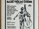 THE NEW YORK BASS VIOLIN CHOIR JAPAN LP STRATA EAST RON CARTER RICHARD DAVIS
