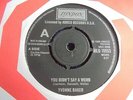 Yvonne Baker - You Didn't Say A Word 1977 UK 45 LONDON NORTHERN SOUL