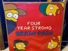 Four Year Strong Brain Pain Merch Limited Glow in Dark Vinyl Simpsons Alt Cover