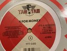 4 For Money - It’s A Moment In Time. Vinyl 12” 1990 Italo House Breakbeat