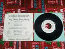The Beatles George Harrison Apple PROMO 45 record DING DONG 1975 picture sleeve