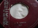 J.B. LENOIR on CHECKER 1955 DADDY TALK TO YOUR SON & SHE DON'T KNOW 45rpm