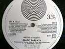 Black Sabbath LP Master of Reality Norway Large Vertigo Swirl 1st Press $$