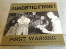 Agnostic Front - First Warning 1983 LP (Punk/Murphys Law/Sick of it All/Madball)