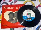 Shirley And Lee Red Tri Centre EP VE 170101 Dinked Centre VG+