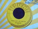 Jim Williams - Please Don't Cry Over Me 1957 USA 45 SUN 1st PRESSING