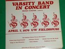 1979 UNIVERSITY WISCONSIN UW VARSITY BAND MICHAEL LECKRONE FIELDHOUSE RECORD LP