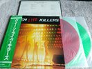 QUEEN LIVE KILLERS RARE JAPAN RED & GREEN VINYL 2LP INSERT & OBI