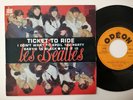 Les Beatles ?– Ticket To Ride +3 Orig French 45T 7' EP SOE 3766 LANGUETTE NM