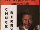 CHUCK BERRY  YOU NEVER CAN TELL / BRENDA LEE + PS COVER- VF/45 rpm RECORD VF