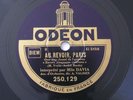 Mlle Davia Au Revoir Paris 78 Tours Odeon 250.129 #MP3#