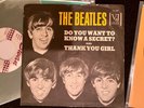 Rare Original USA 1964 THE BEATLES Vee-Jay THANK YOU GIRL w/ Picture Sleeve