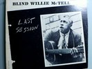 BLIND WILLIE McTELL LAST SESSION VERY RARE '61 PRESTIGE MONO LP RVG B&W COVER