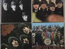 4 Beatles Vinyl LPs With The, For Sale, Rubber Soul-all Mono & Sgt Pepper-Stereo