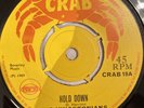 THE KINGSTONIANS Hold Down BARRY YORK Who Will She Be CRAB 19 1969 Pama NM