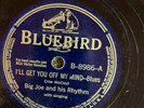Bluebird 8986 BIG JOE (McCoy) I'LL GET YOU OFF MY MIND Blues  E 78 rpm 1942