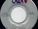 SELENA Y LOS DINOS 45 estoy contigo CARA #226 version 1 PURPLE TRANSLUCENT WAX