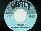 Garage Psych Fuzz 45 - Spontaneous Generation - Purple, Purple - Peace NM rare