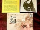 MADONNA WHO'S THAT GIRL VINYL RECORD PRESS RELEASE 8x10 PHOTO HERB RITTS PROMO