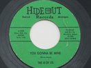 4 OF US You Gonna Be Mine/Free Fall 1965 7” 45 Hideout 1003, Detroit garage fuzz