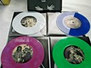 Queen Rare Interview Set Of 4 Coloured Vinyl 7”  Boxed. No Music.