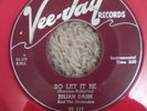 JULIAN DASH RECORD- SO LET IT BE  RED VINYL
